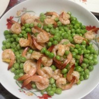 豌豆虾仁的做法图解3
