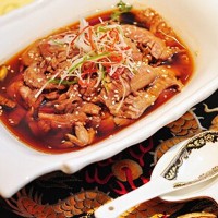 酒醉猪腰丝的做法图解1