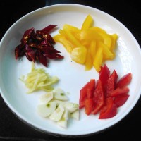 鲜菇炒芦笋的做法图解4