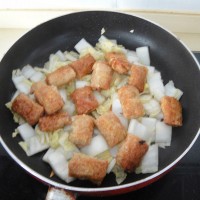 白菜豆腐衣卷肉的做法图解10