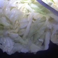 清炒包菜的做法图解4
