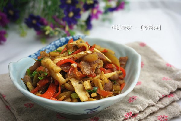 时蔬榨菜的做法