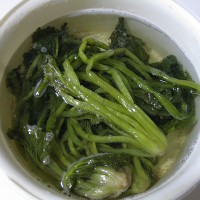 雪里红拌黄豆的做法图解2