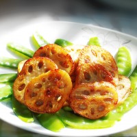煎藕饼的做法图解7