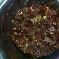 杏鲍菇黑椒牛肉粒的做法图解3