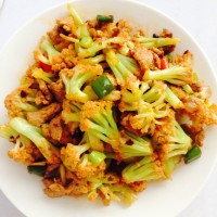 干锅花菜的做法图解1