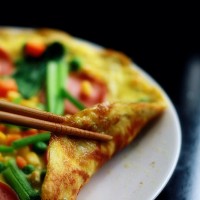 土豆丝五彩蛋饼的做法图解10
