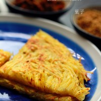 土豆丝五彩蛋饼的做法图解13
