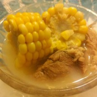 豌豆玉米猪骨汤的做法图解5