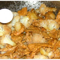 花菜烧肉的做法图解5