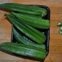 养生大菜黄秋葵的简易做法的做法图解2