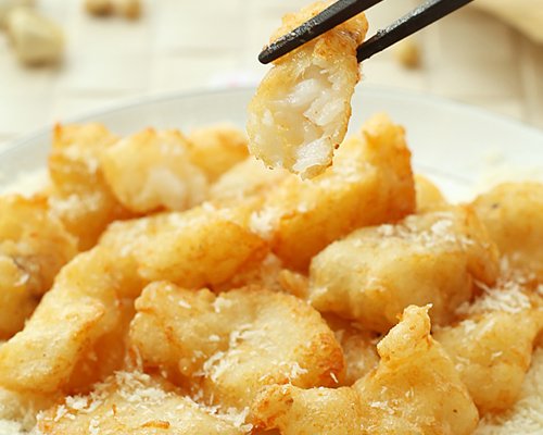 香酥鳕鱼块 的做法
