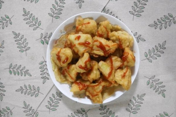 黄金炸茄泡的做法
