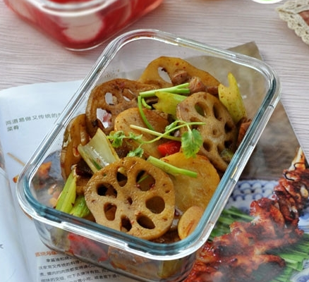 干锅藕片的做法