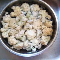 肉片干椒炒花菜的做法图解3