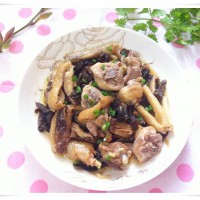 冬菇木耳蒸滑鸡的做法图解9