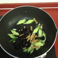 午餐肉版木须肉(苜蓿肉)的做法图解6