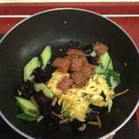 午餐肉版木须肉(苜蓿肉)的做法图解7