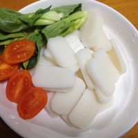 鲜美泡菜肉片炒年糕的做法图解5