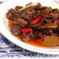 姜爆鸭子的做法图解6