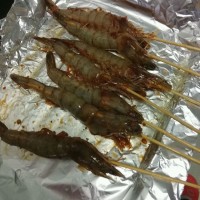 香辣酱烤虾串《烤箱版》的做法图解4