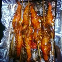 香辣酱烤虾串《烤箱版》的做法图解6