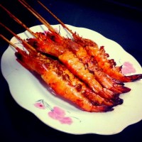 香辣酱烤虾串《烤箱版》的做法图解8