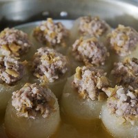 金汤榨菜肉糜镶冬瓜—乌江榨菜的做法图解13