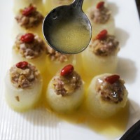 金汤榨菜肉糜镶冬瓜—乌江榨菜的做法图解15