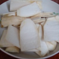 虾米炒杏鲍菇的做法图解2
