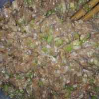 西葫芦酿肉饼的做法图解1