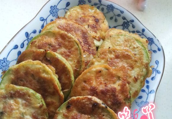 西葫芦酿肉饼的做法
