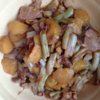 土豆芸豆炖肉的做法图解5