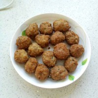 肉丸子的做法图解3