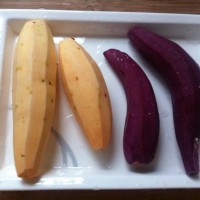 紫薯红薯桂圆汤的做法图解2