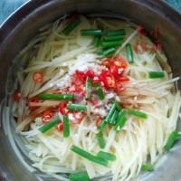 凉拌土豆丝的做法图解5