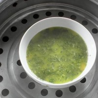 荠菜蒸蛋羹的做法图解6