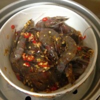 鲜椒蒸虾----无油清蒸更健康的做法图解4
