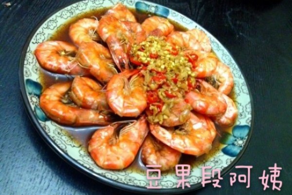 鲜椒蒸虾----无油清蒸更健康的做法