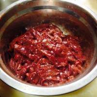 猪肝腱肉滋补汤的做法图解1