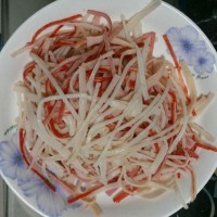 蟹肉棒炒鸡蛋的做法图解2