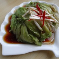 爽口的白灼生菜的做法图解7