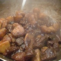 土豆不烂汤色不糊的土豆烧牛肉的做法图解9