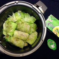 圆白菜包肉卷的做法图解5