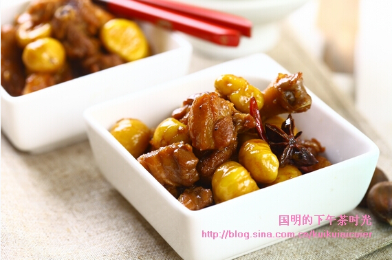 板栗烧鸭 的做法