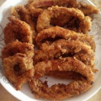 黄金鱿鱼圈的做法图解8