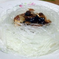 蒸粉丝香菇鸡肉的做法图解5