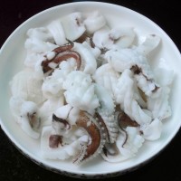 青椒炒鱿鱼的做法图解5