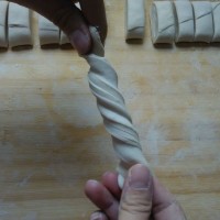 排骨土豆粘卷子~的做法图解12