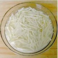 荠菜豆腐羹的做法图解2